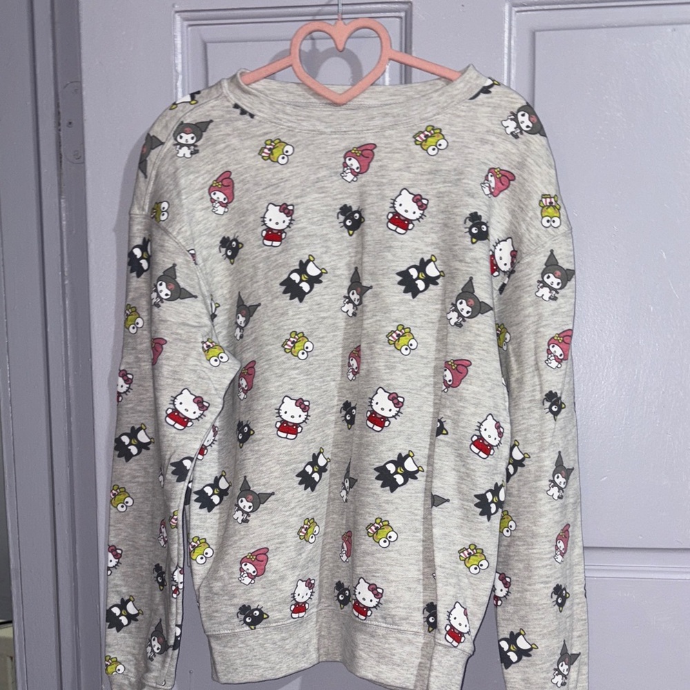 Sanrio Gray Hello Kitty Sweater